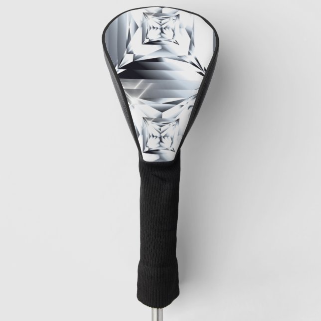 Diamond jewel gemstone diamante diva glamour golf head cover (Front)
