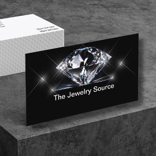Diamond Jewelry Designer Glitzy Cartes de visite