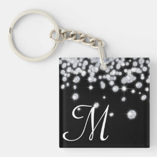 Diamond Jewels Jewellery Glitz Glam Glamou Key Cha Keychain