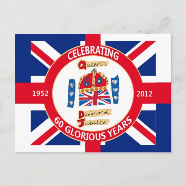 Diamond Jubilee 2012 Celebration Postcards (Front)