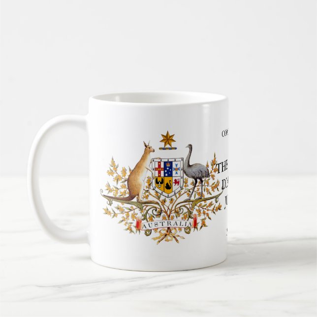 Diamond Jubilee Australia Coffee Mug (Left)