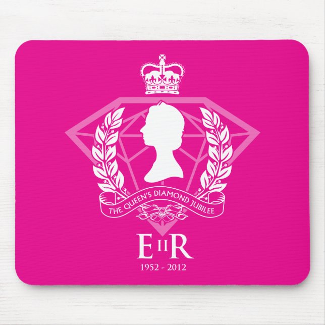 Diamond Jubilee Commemorative Mousemat Mouse Pad (Front)