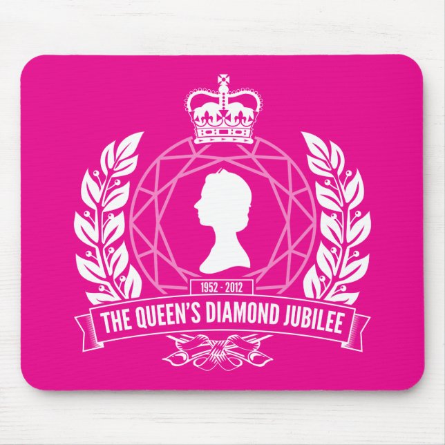 Diamond Jubilee Commemorative Mousemat Mouse Pad (Front)
