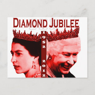 Diamond Jubilee commemorative postcard