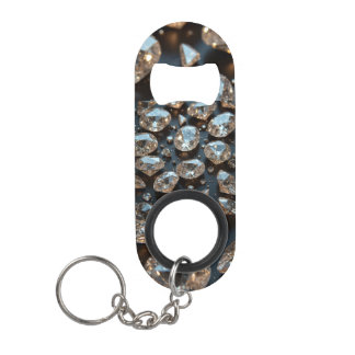 Diamond Keychains opener looks real diamond luxury Keychain Bottle Opener