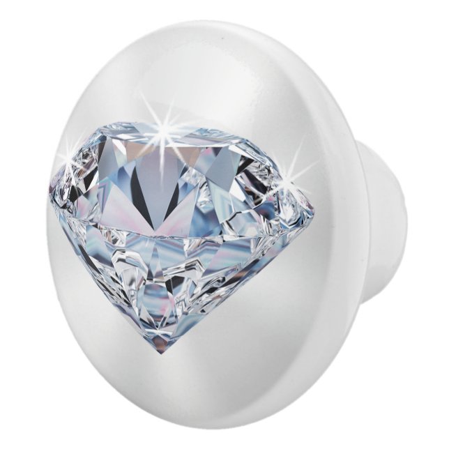 Diamond Knobs and Pulls for Cabinets, Dressers (Right)