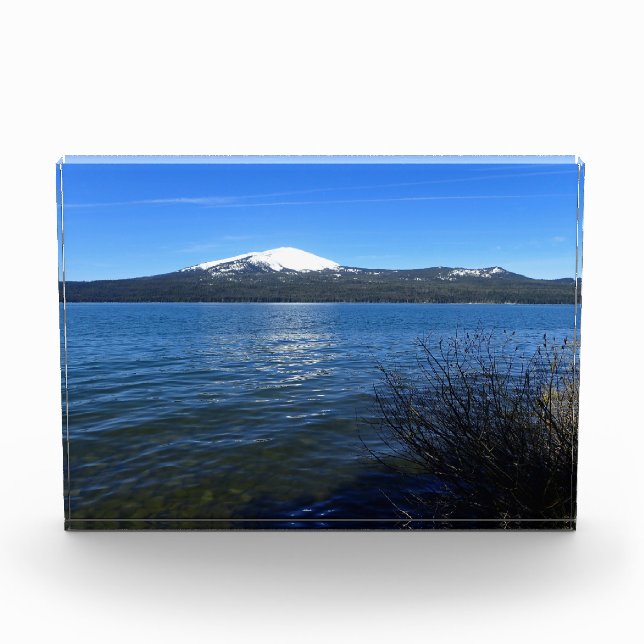 Diamond Lake, Oregon Photo Block (Front)