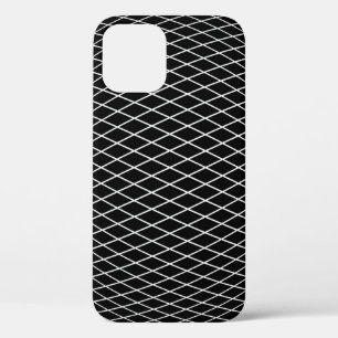 Diamond lattice geometric texture. iPhone 12 case