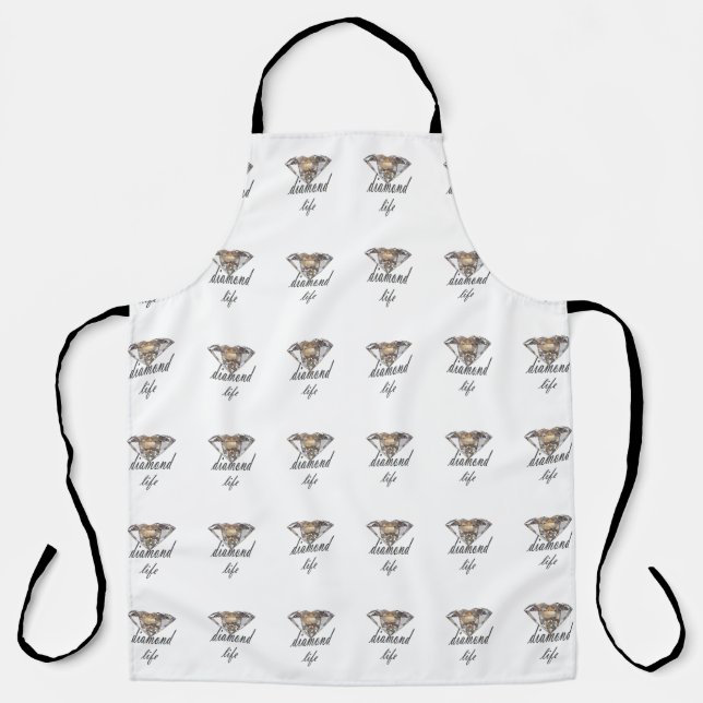 Diamond Life  Apron (Front)