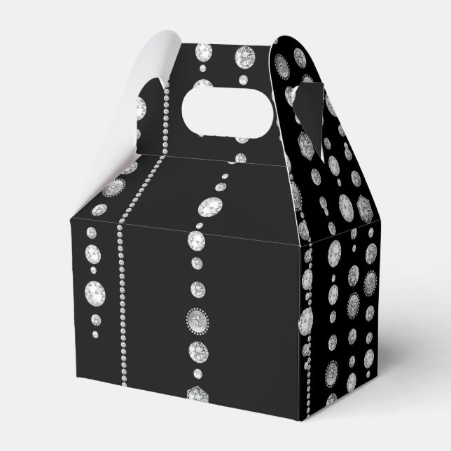 Diamond Look Party Favour Box (Front Side)