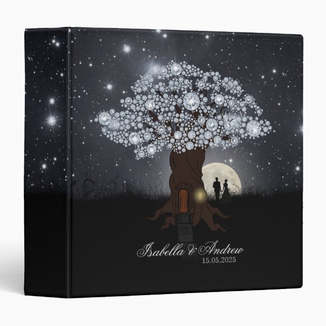 Diamond Love Tree Binder (Front/Spine)