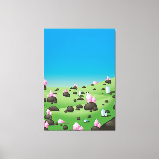 Diamond Mine Canvas Print (Front)