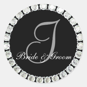 Diamond monogram I customizable seal