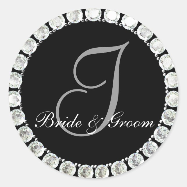 Diamond monogram I customizable seal (Front)