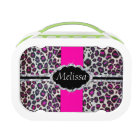 Diamond Monogram Pink Cheetah Print