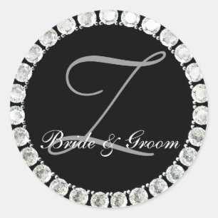 Diamond monogram Z customizable seal