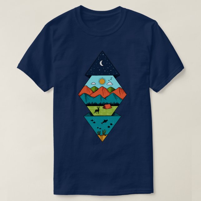 Diamond Nature T-Shirt (Design Front)