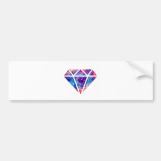 Diamond Nebula Design Bumper Sticker
