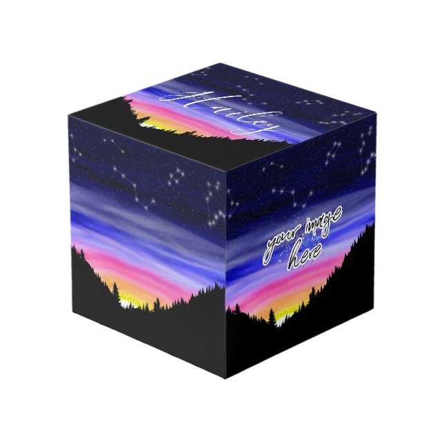 Diamond Night Cube (Front Angled)