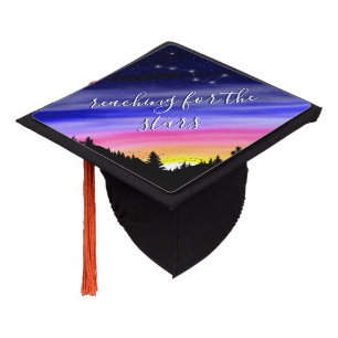 Diamond Night Graduation Cap Topper