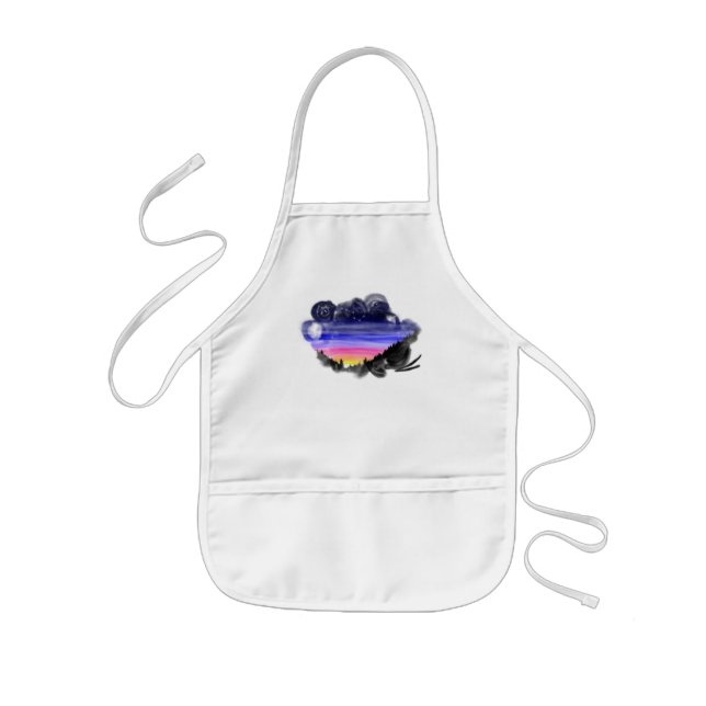 Diamond Night Kids' Apron (Front)