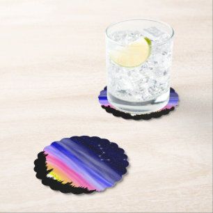 Diamond Night Paper Coaster