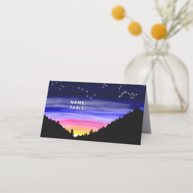 Diamond Night Place Card (Front)