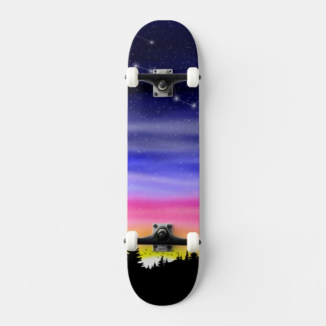 Diamond Night Skateboard (Front)