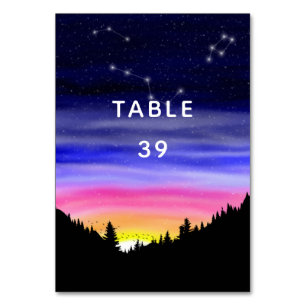 Diamond Night Table Number