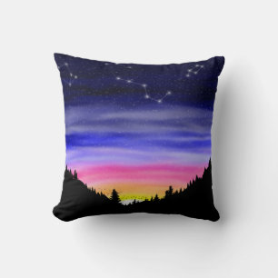 Diamond Night Throw Pillow