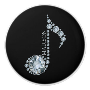 Diamond Note Ceramic Knob