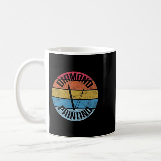 Diamond Painting Craft Hobby Pictures 5D Tools Ret Coffee Mug (Left)