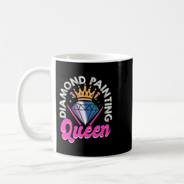 Diamond Painting Queen Diamond Artist Coffee Mug (Left)