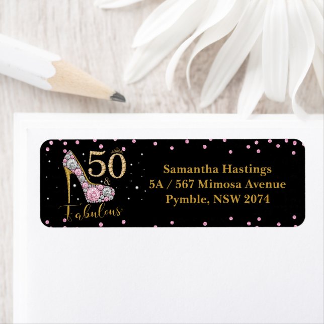Diamond Parties scintillant Cinquante et fabuleux  (En situation)