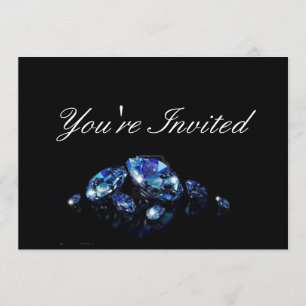Diamond party invitation