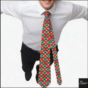 diamond pattern 2  tie