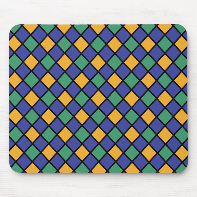 Diamond Pattern #84 Mouse Pad (Front)