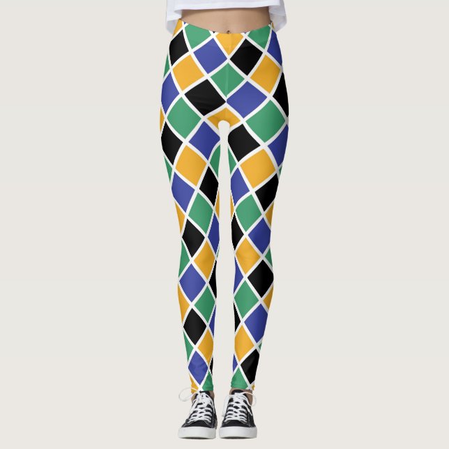 Diamond Pattern #88 Leggings (Front)