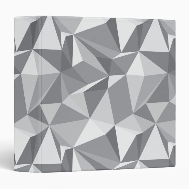 Diamond Pattern - Abstract Polygon Binder (Front/Spine)