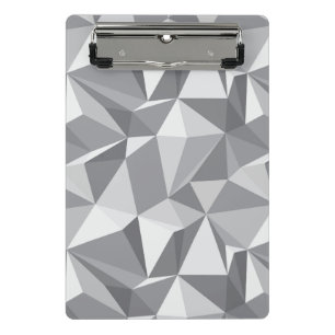 Diamond Pattern - Abstract Polygon Mini Clipboard