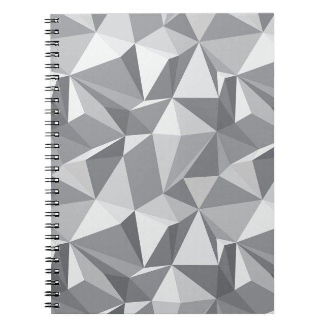 Diamond Pattern - Abstract Polygon Notebook (Front)