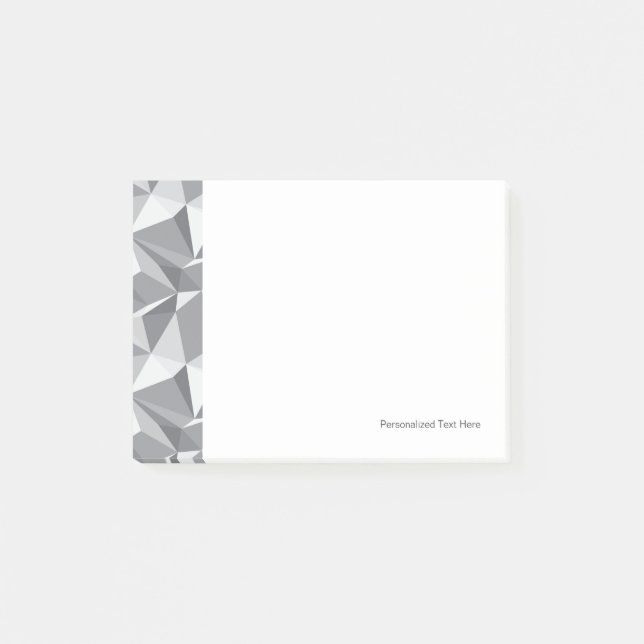 Diamond Pattern - Abstract Polygon Post-it Notes (Front)