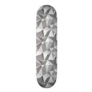 Diamond Pattern - Abstract Polygon Skateboard