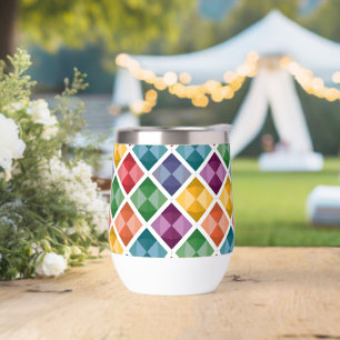 Diamond Pattern Coffee Mug