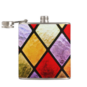 Diamond Pattern Hip Flask
