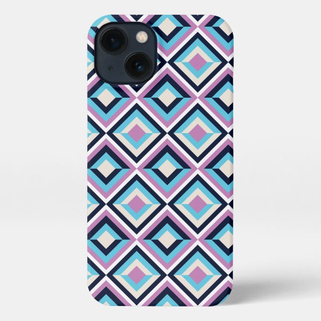 Diamond pattern iPhone case (Back)