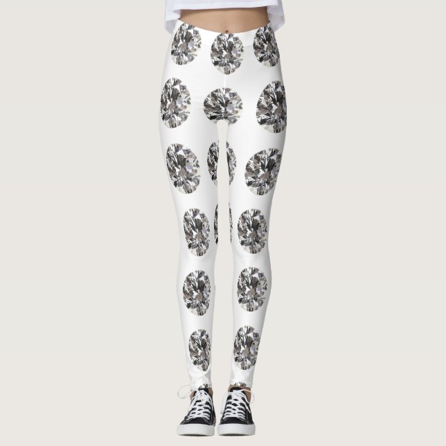 Diamond Pattern Leggings (Front)