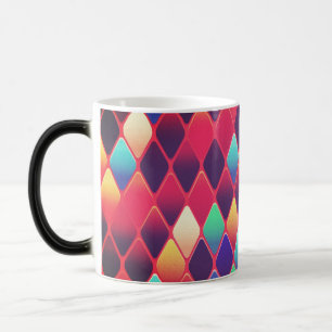 Diamond Pattern Magic Mug