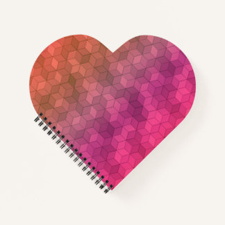 Diamond pattern notebook