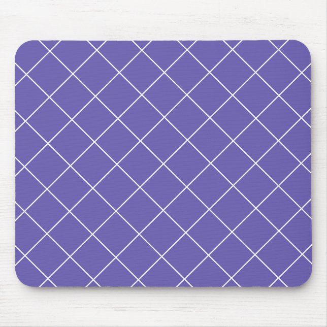 Diamond Pattern purple Mouse Pad (Front)